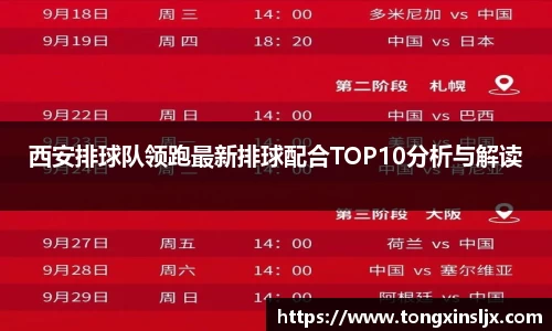 西安排球队领跑最新排球配合TOP10分析与解读